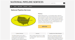 Desktop Screenshot of nationalpipelineservices.com